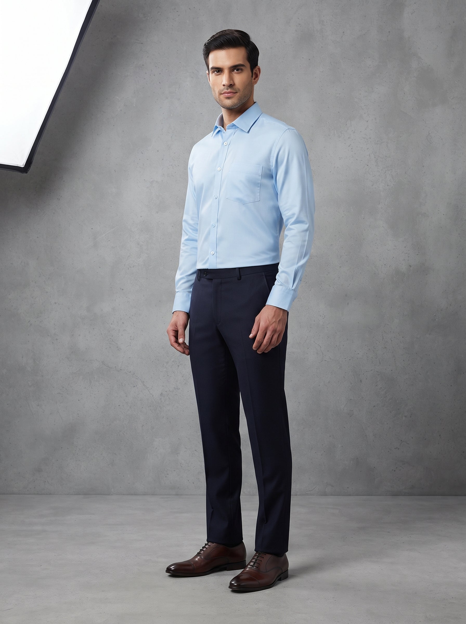 Men Premium Casual Plain Shirt Full Sleeve Regular Fit