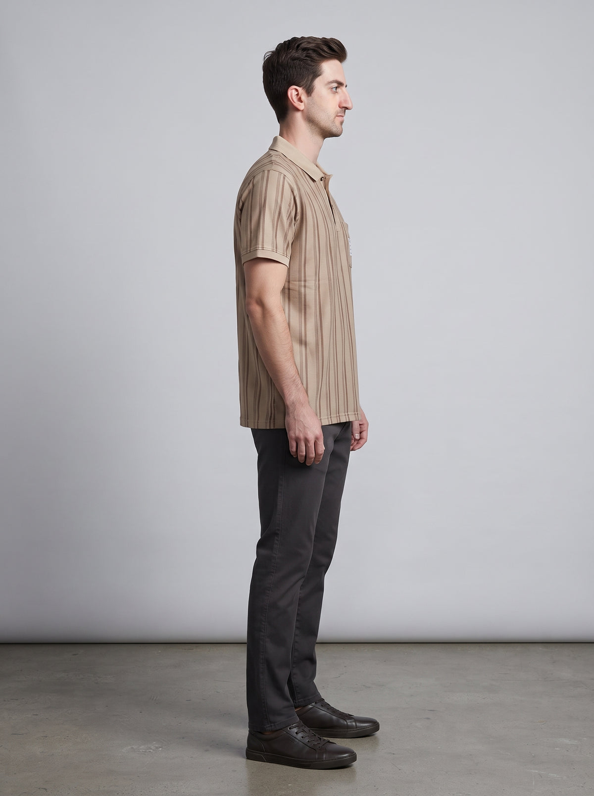 Men's Casual Polo Cotton T-Shirt Regular Fit