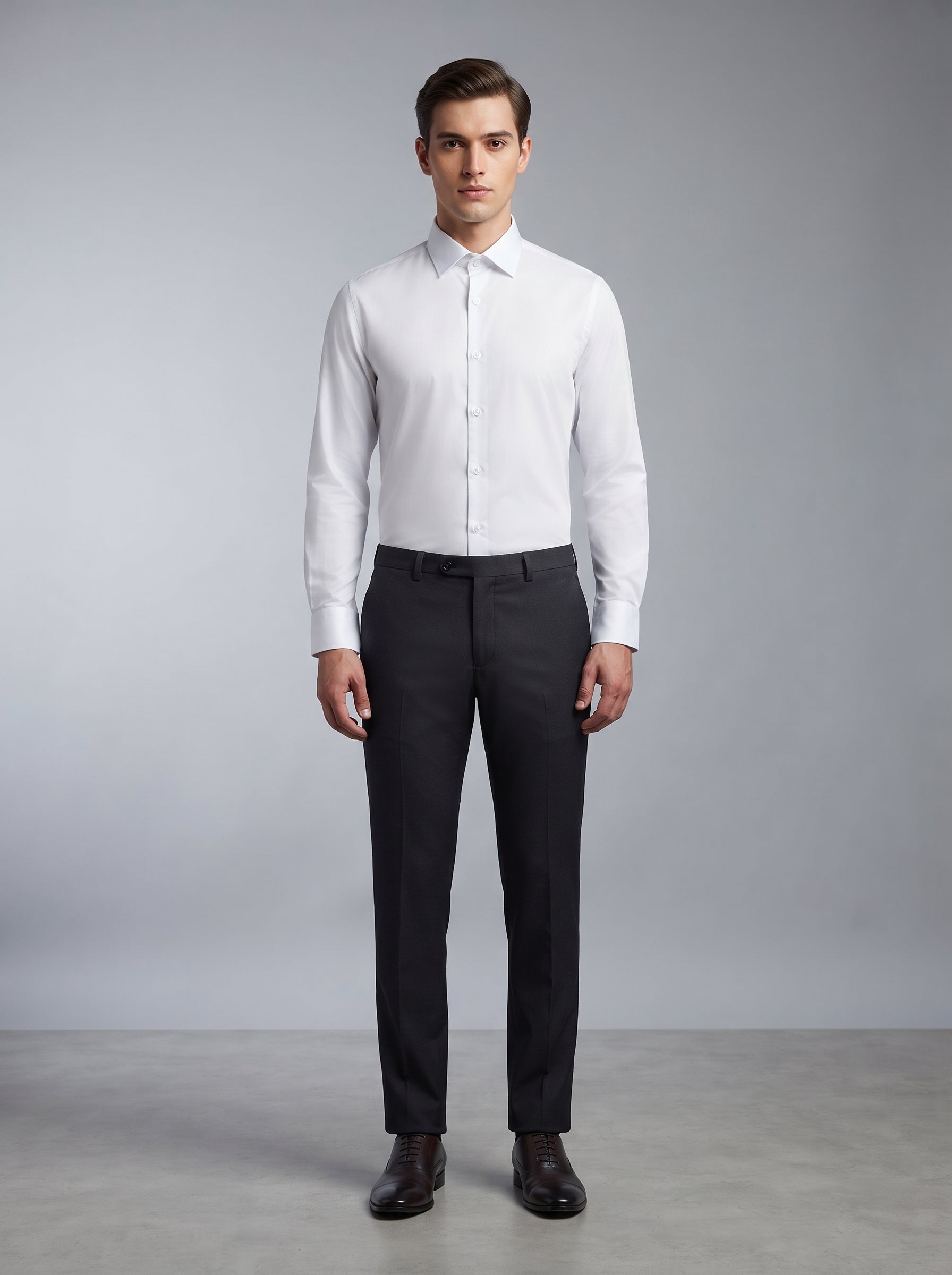 Men Premium Casual Plain Shirt Full Sleeve Regular Fit