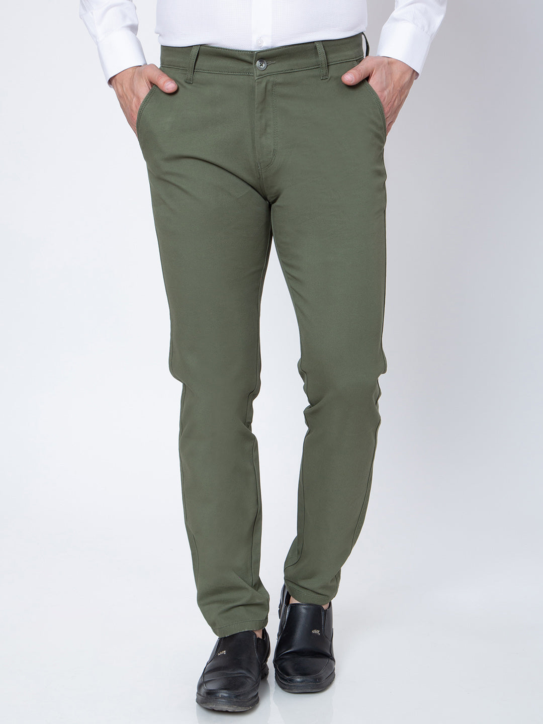 Mens Green Color Trouser