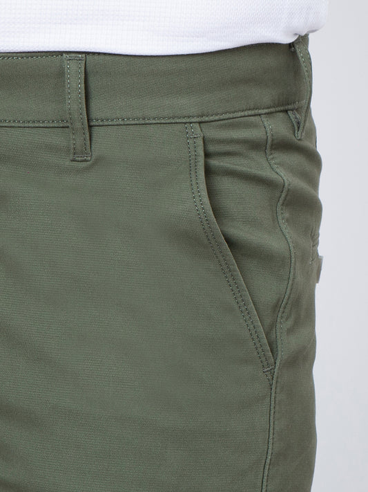 Mens Green Color Trouser