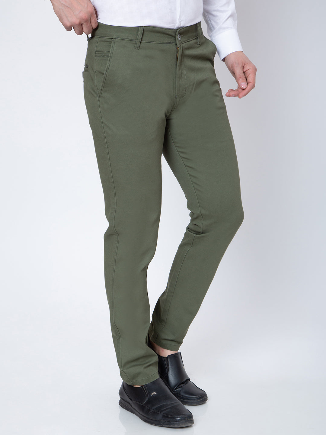 Mens Green Color Trouser