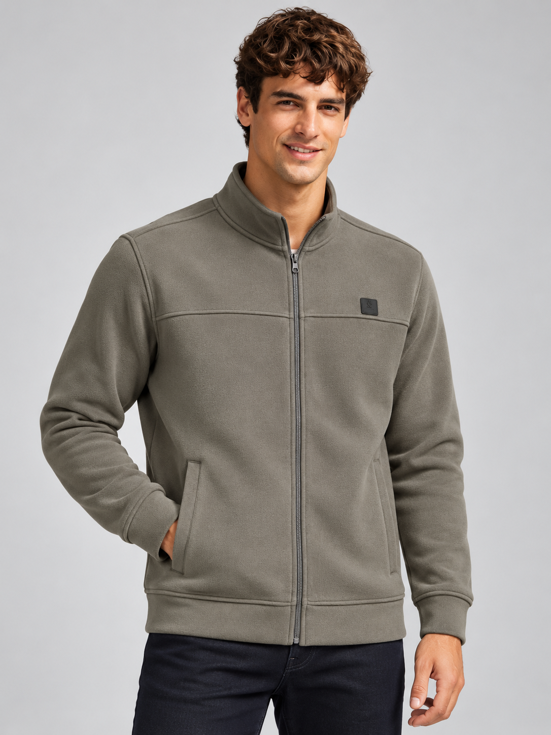 Men’s Premium Full-Zipper Casual Sweatshirt