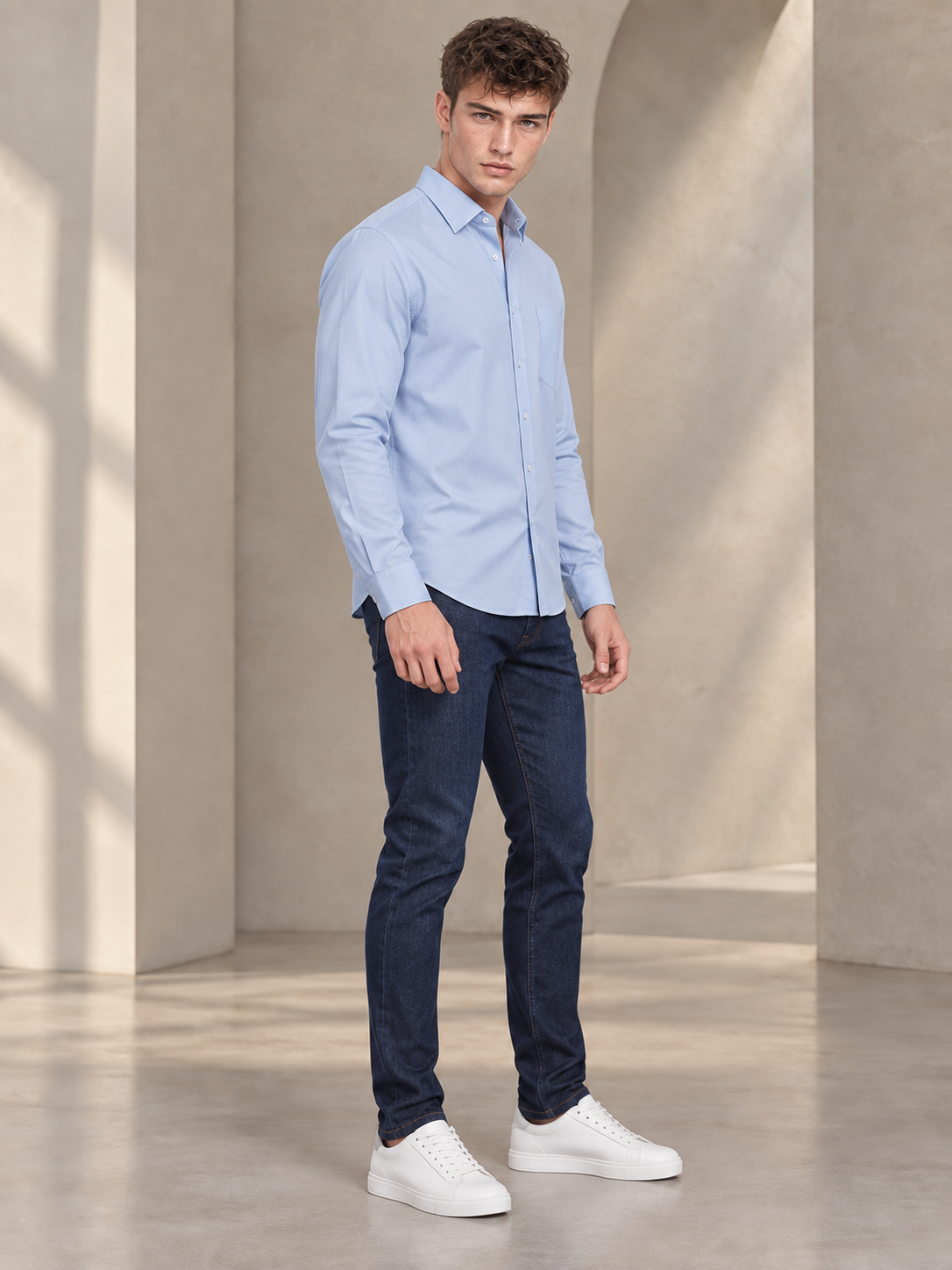 Men’s Premium Blue Shirt