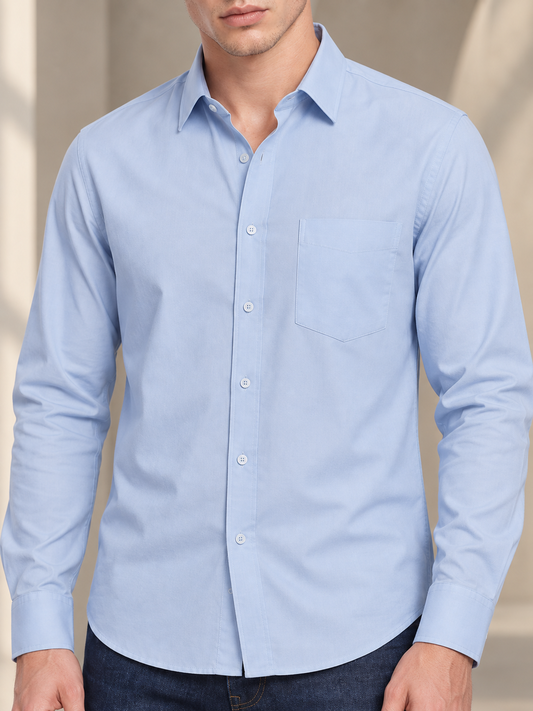 Men’s Premium Blue Shirt