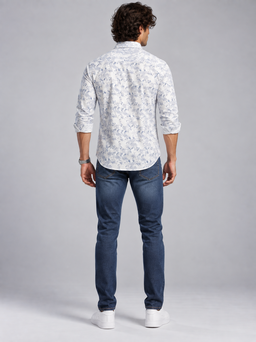 Men’s Premium Printed Full Sleeve Casual Shirt