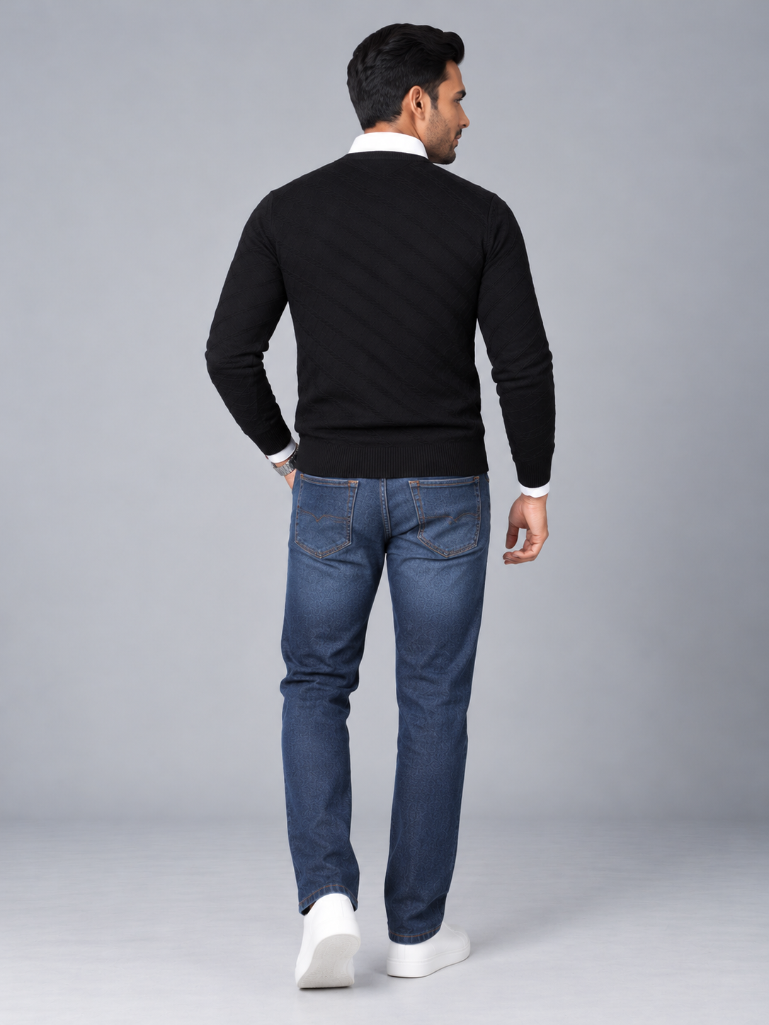 Men's Premium Full Sleeve V-Neck Sweater