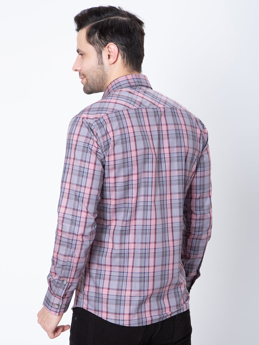 Mens Check Casual Shirt