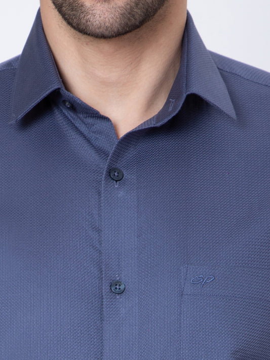 Mens Plain D-Grey Color Shirt