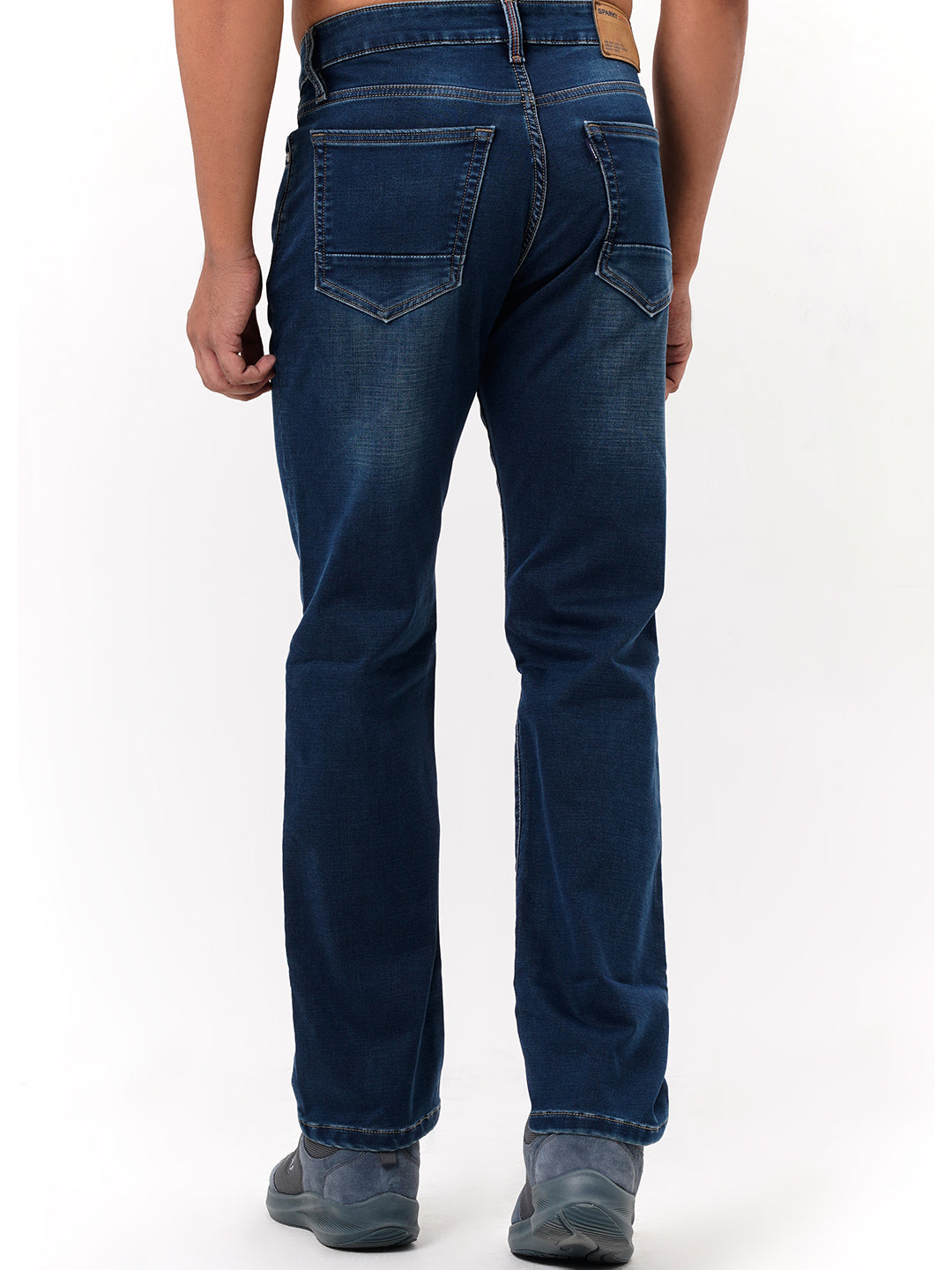 Men Blue Straight Fit Denim