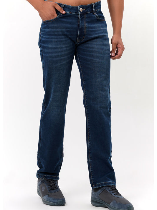 Men Blue Straight Fit Denim
