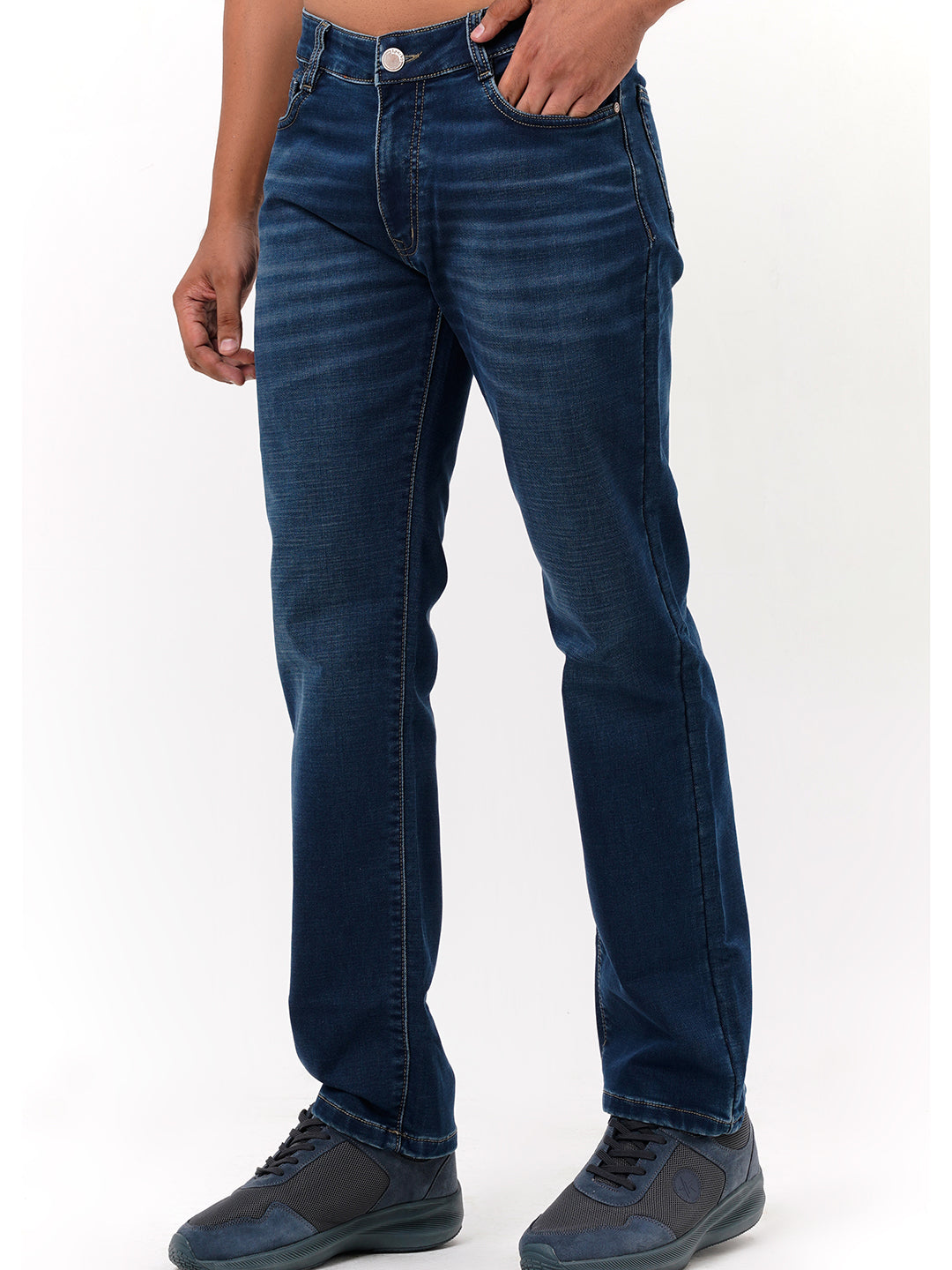 Men Blue Straight Fit Denim