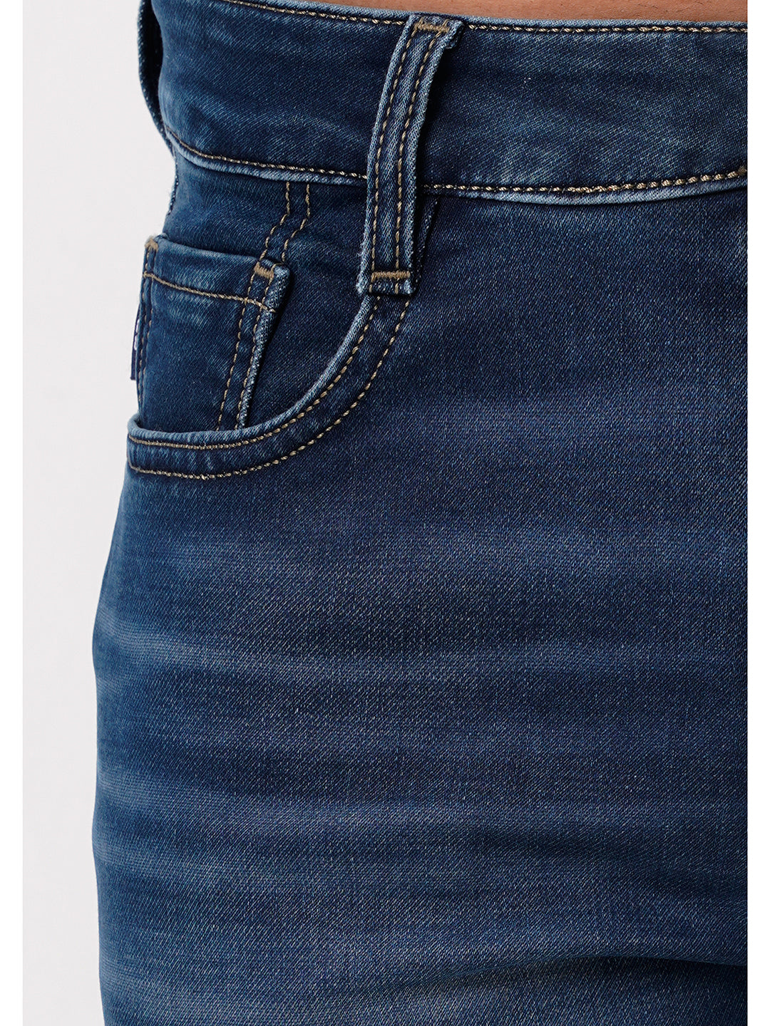 Men Blue Straight Fit Denim