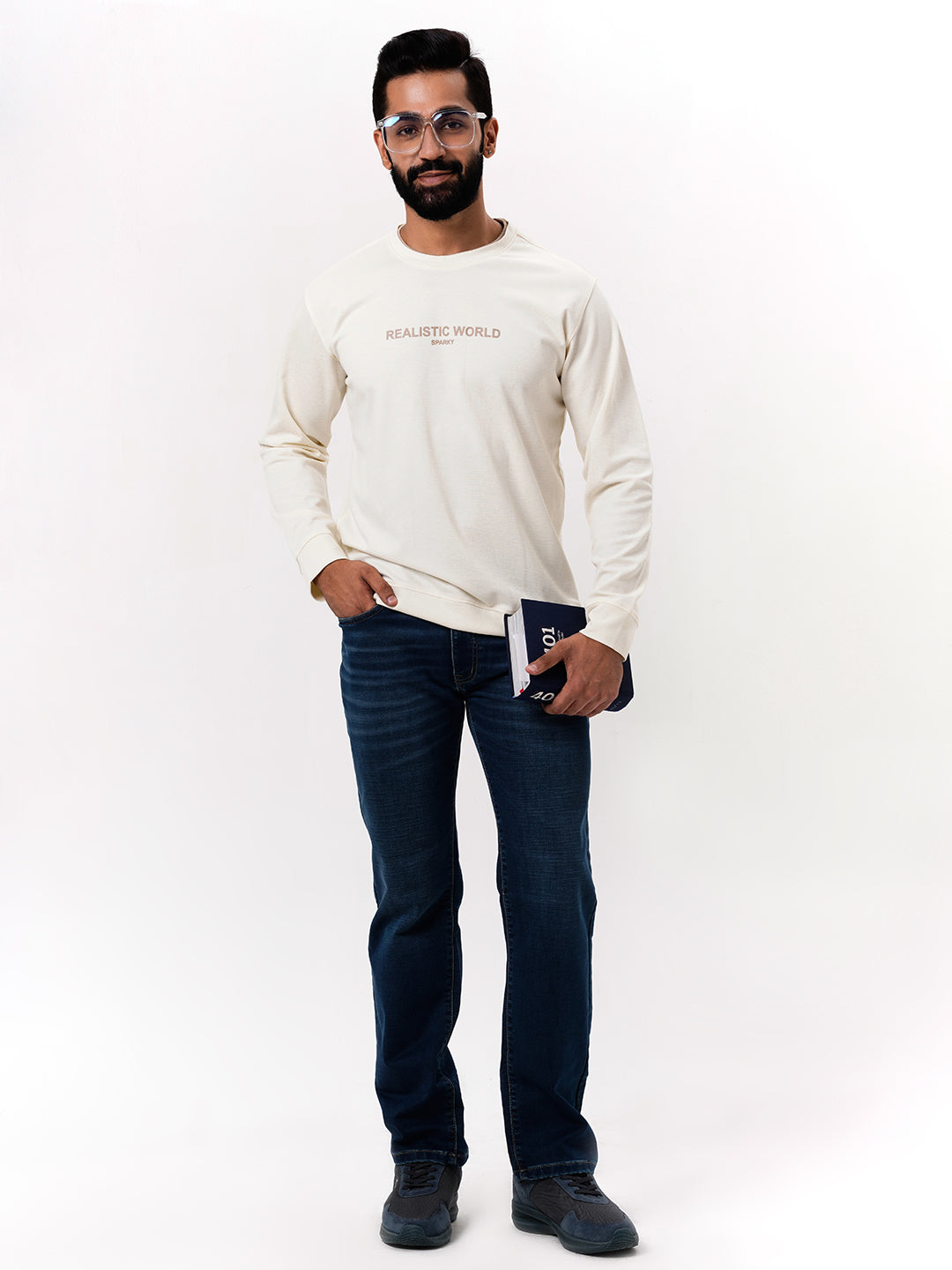 Men Blue Straight Fit Denim