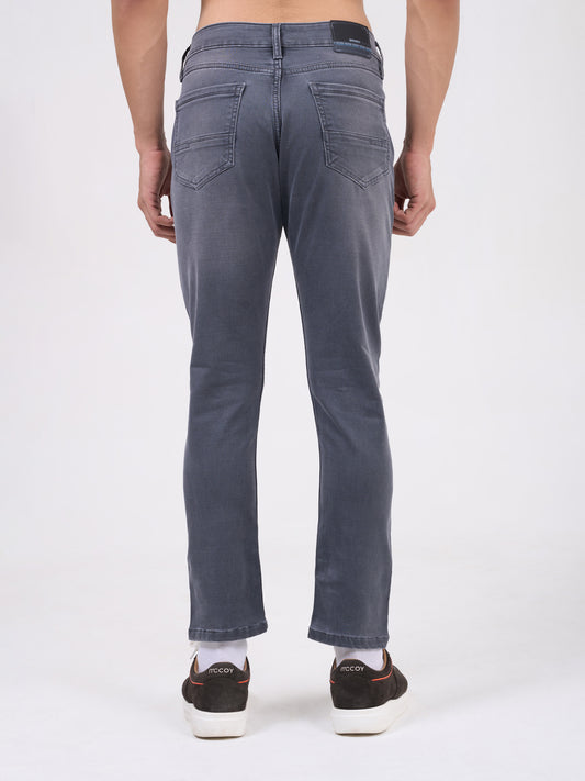 Men Grey Narrow Fit Denim