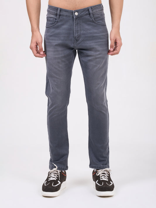 Men Grey Narrow Fit Denim