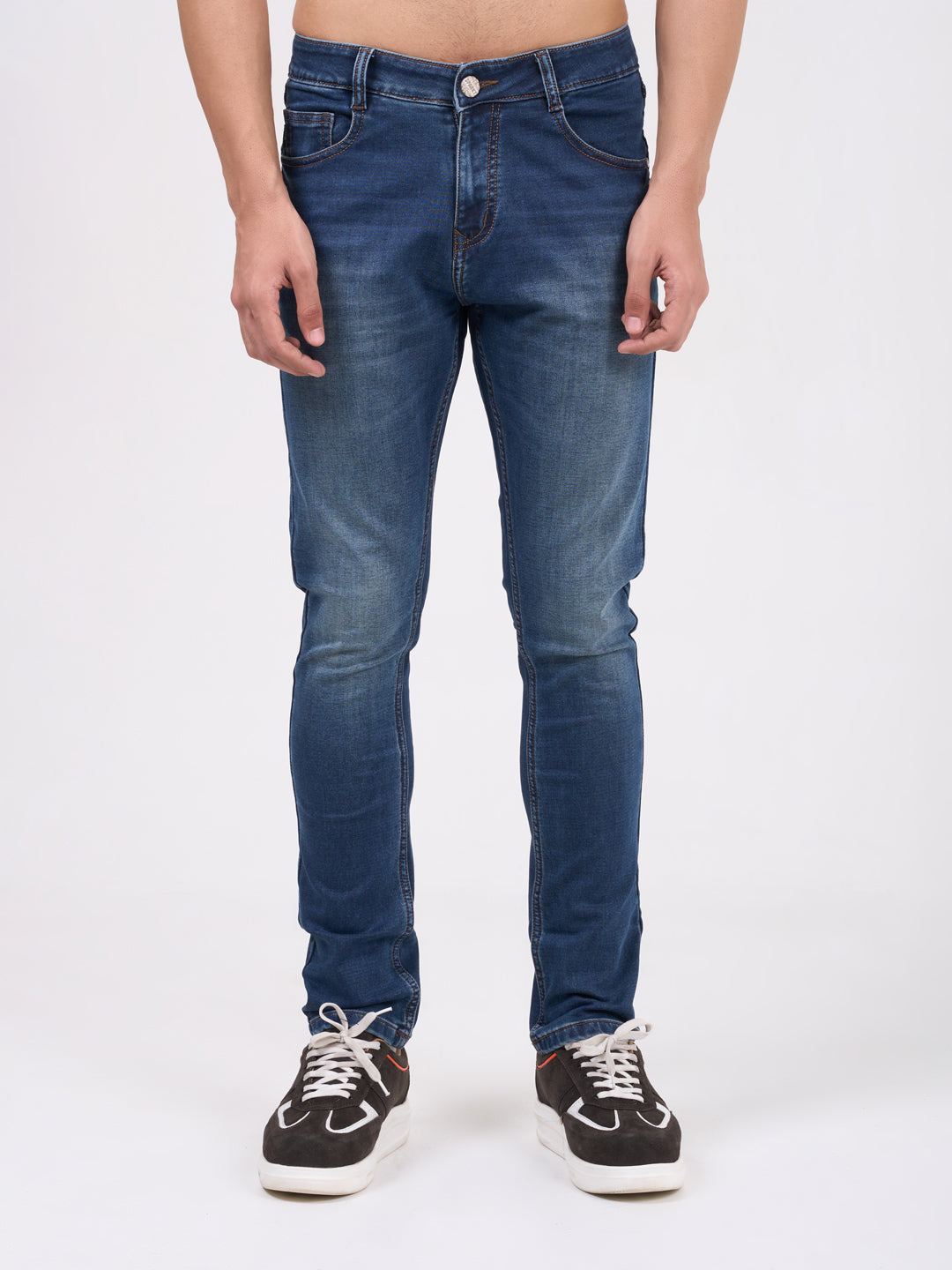 Men Blue Narrow Fit Denim