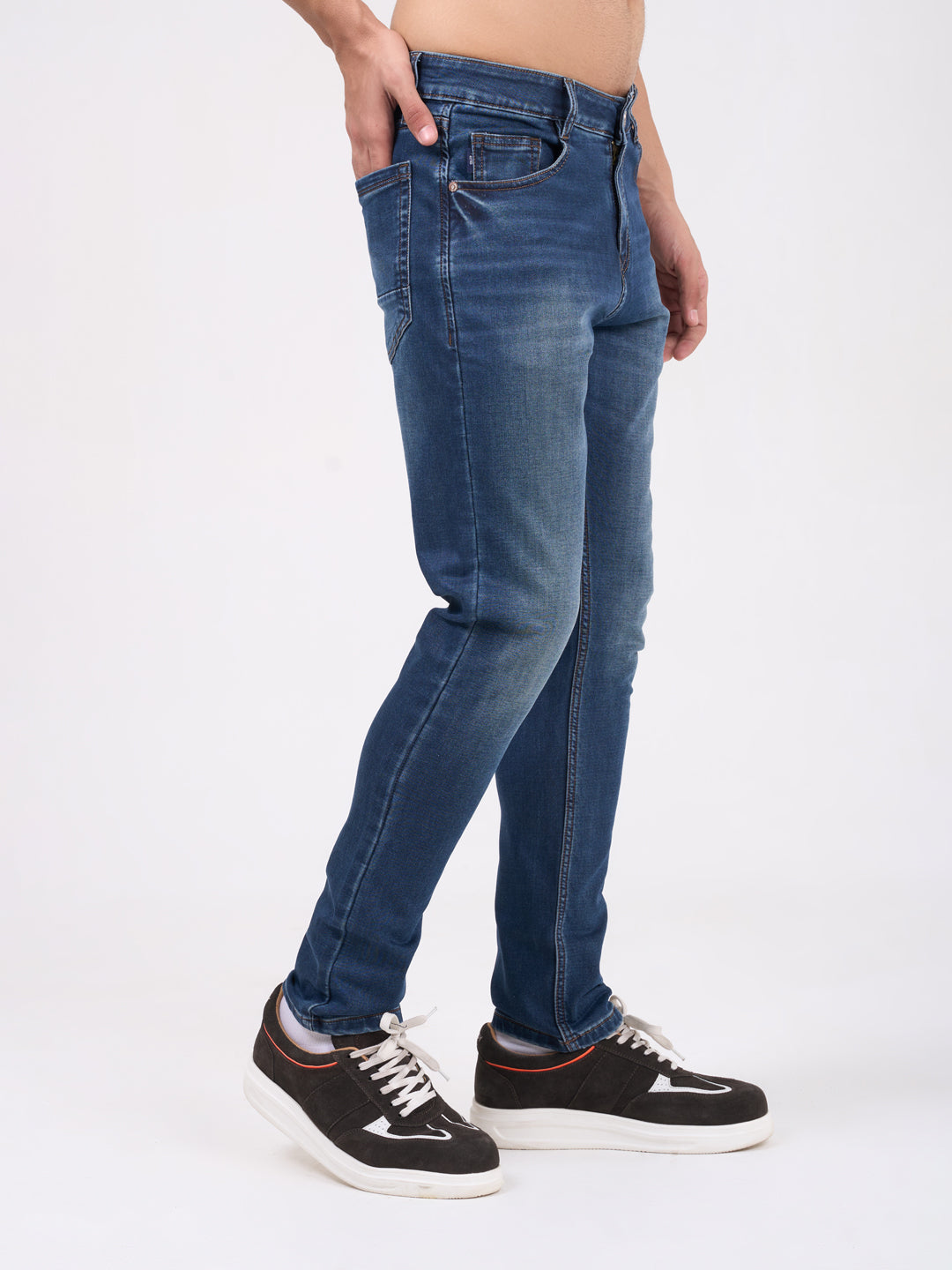 Men Blue Narrow Fit Denim
