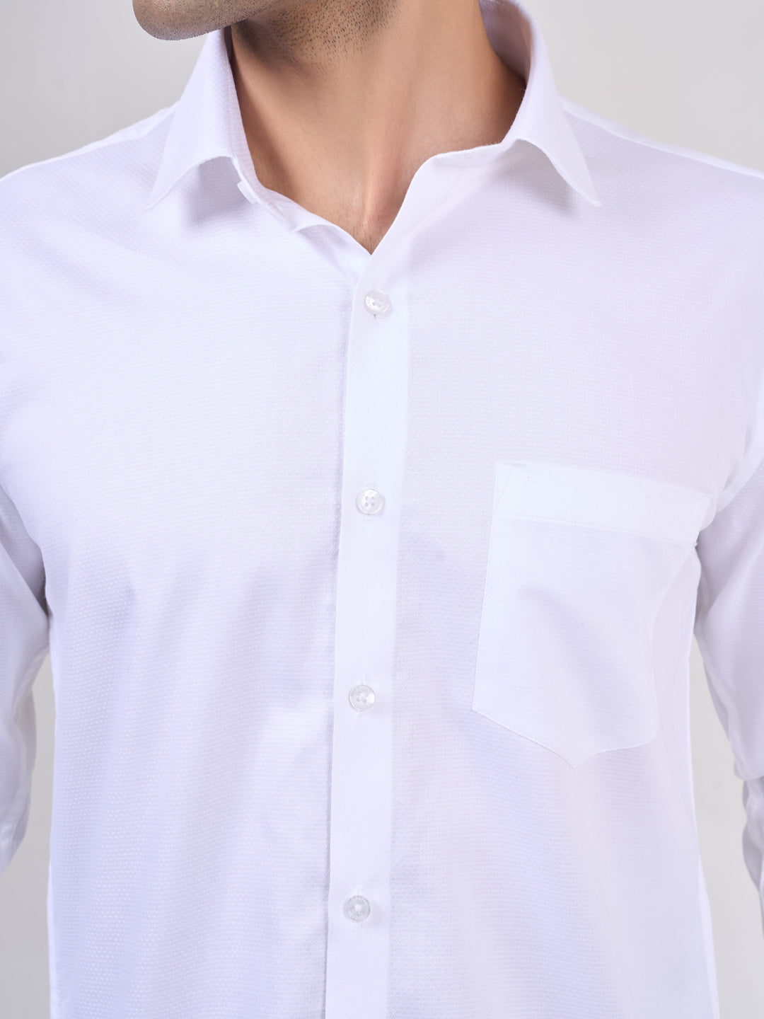 Men’s White classic and formal shirt