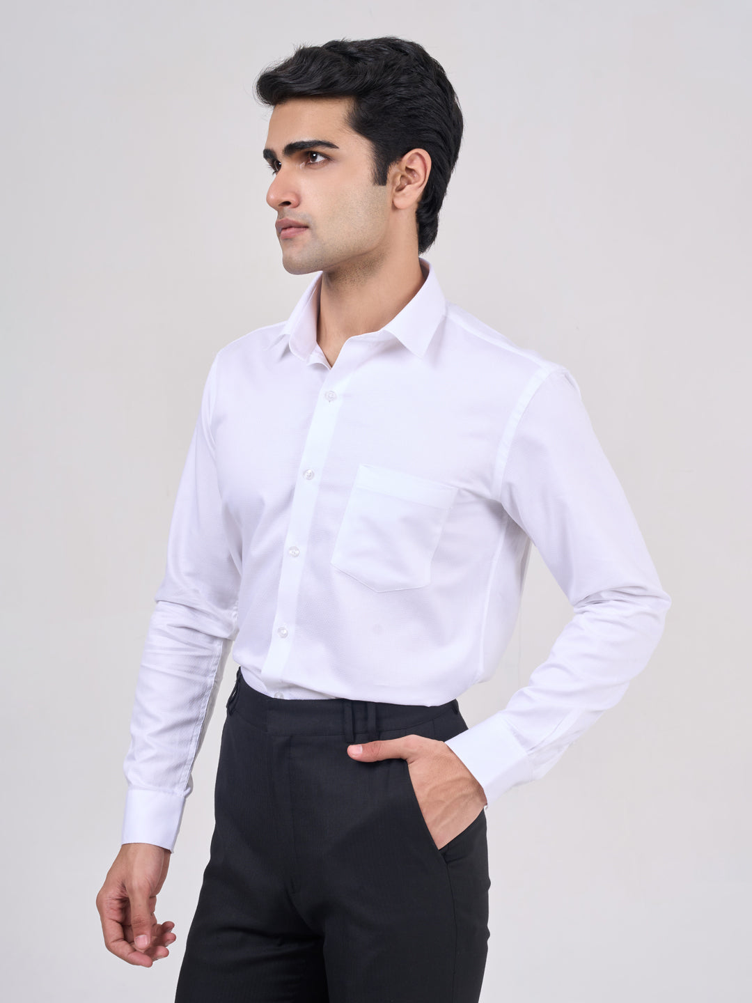 Men’s White classic and formal shirt