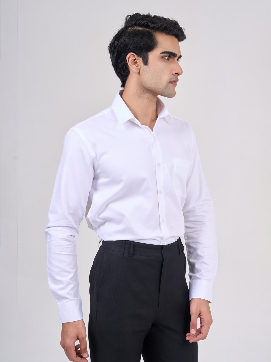 Men’s White classic and formal shirt