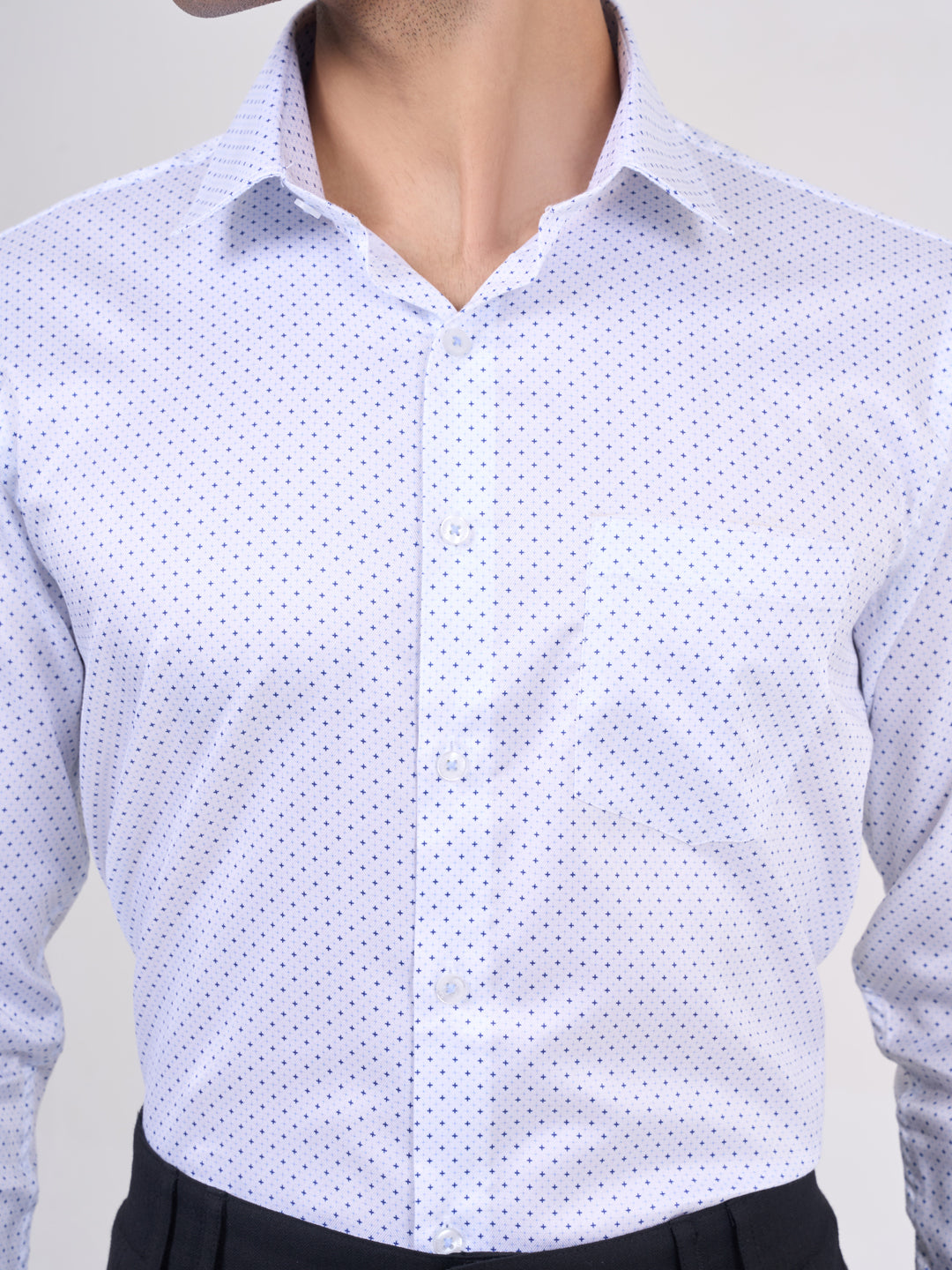Men’s White classic and formal shirt