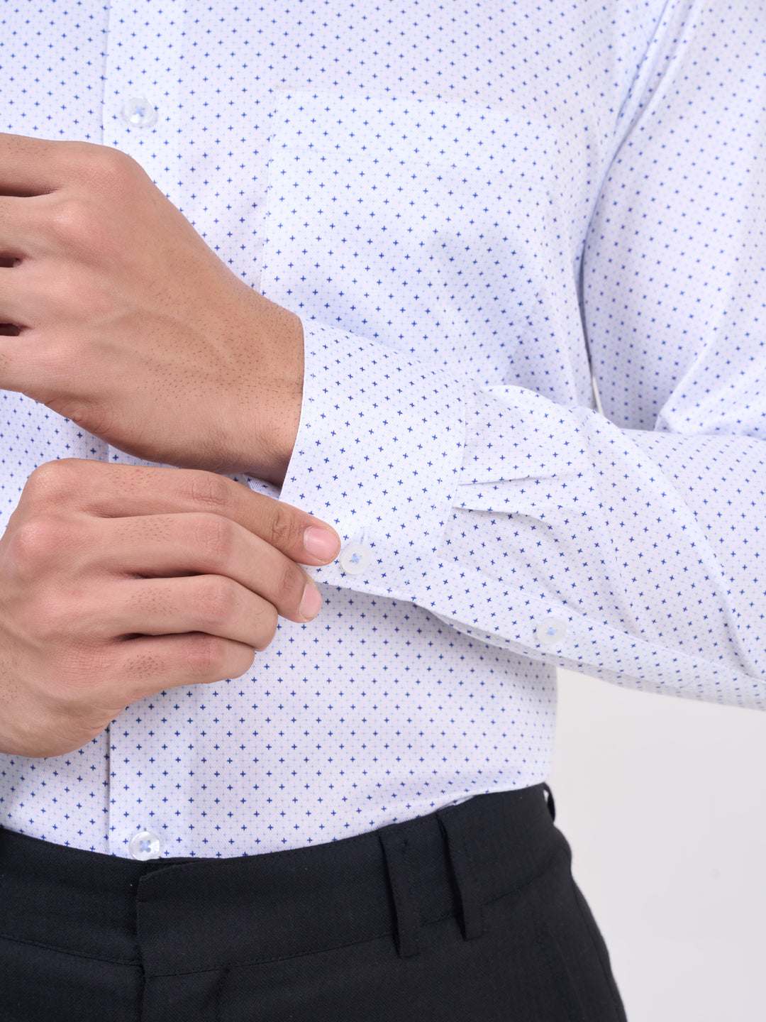 Men’s White classic and formal shirt