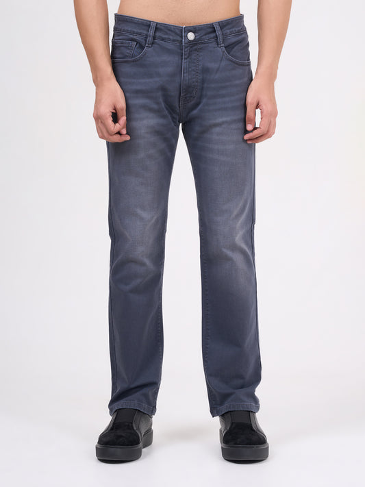 Men Mid Grey Narrow Fit Denim