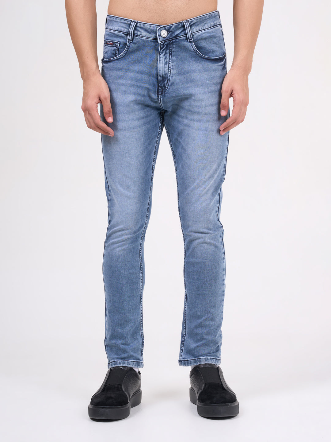 Men Blue Narrow Fit Denim