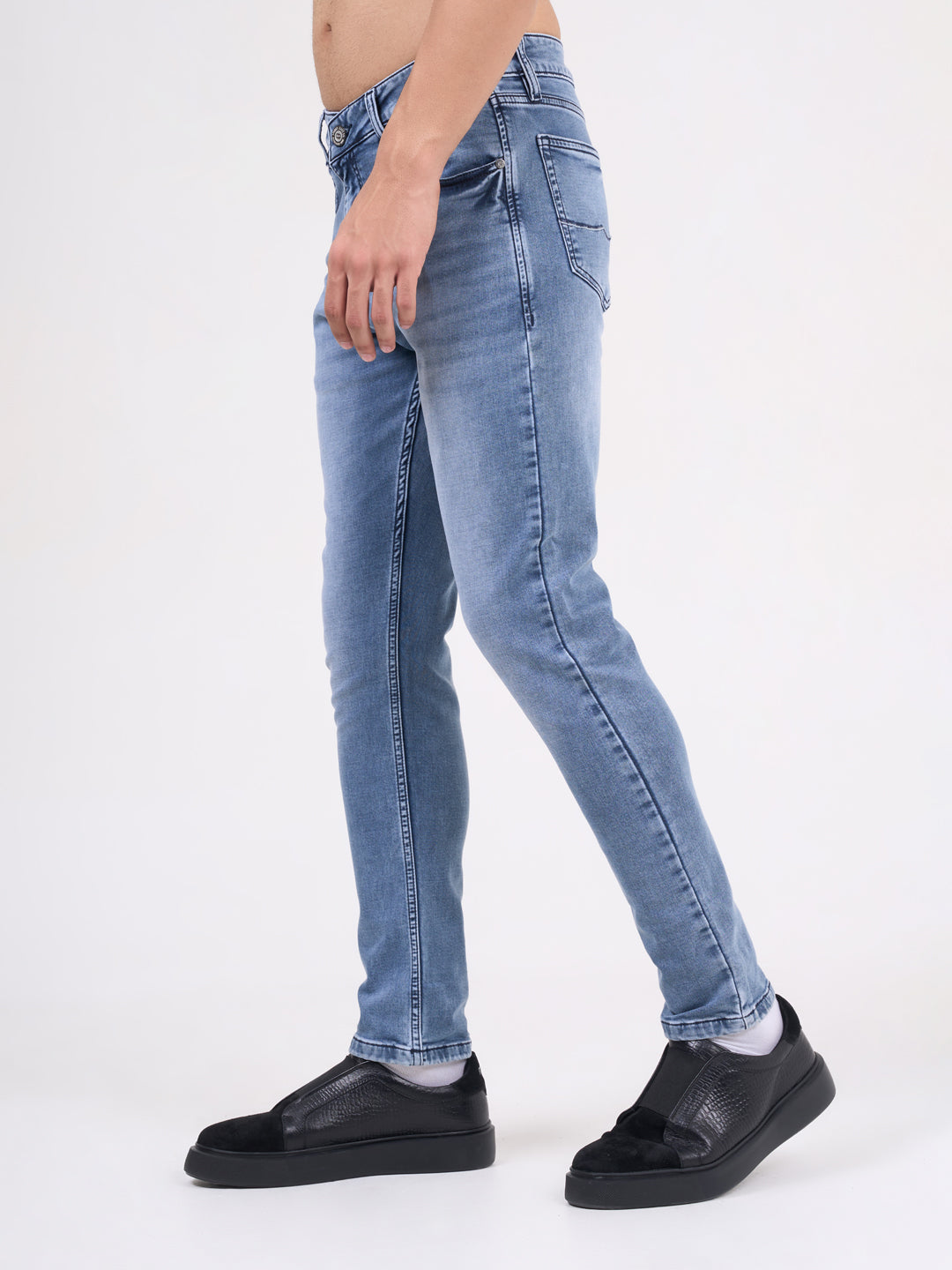 Men Blue Narrow Fit Denim