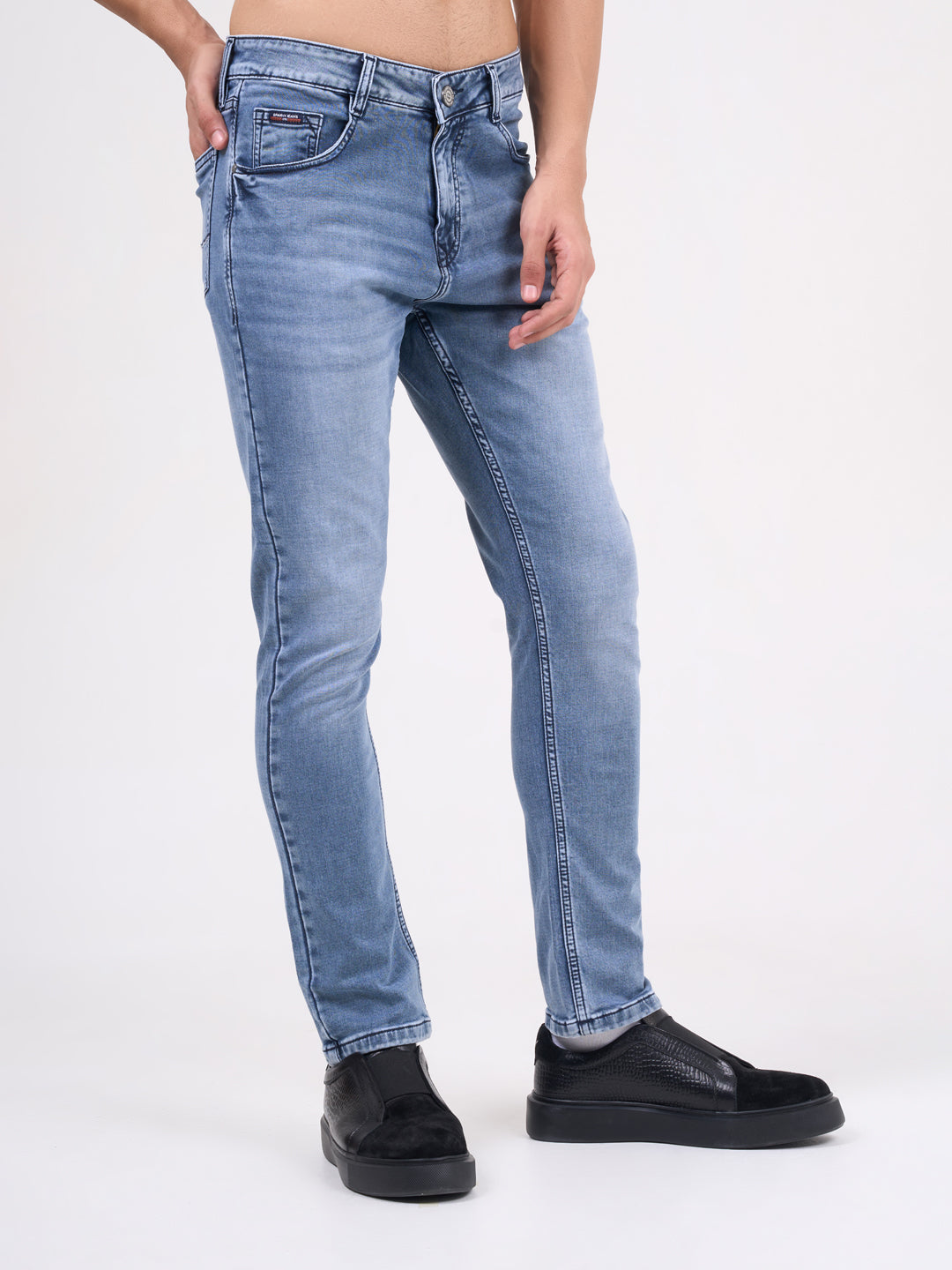Men Blue Narrow Fit Denim