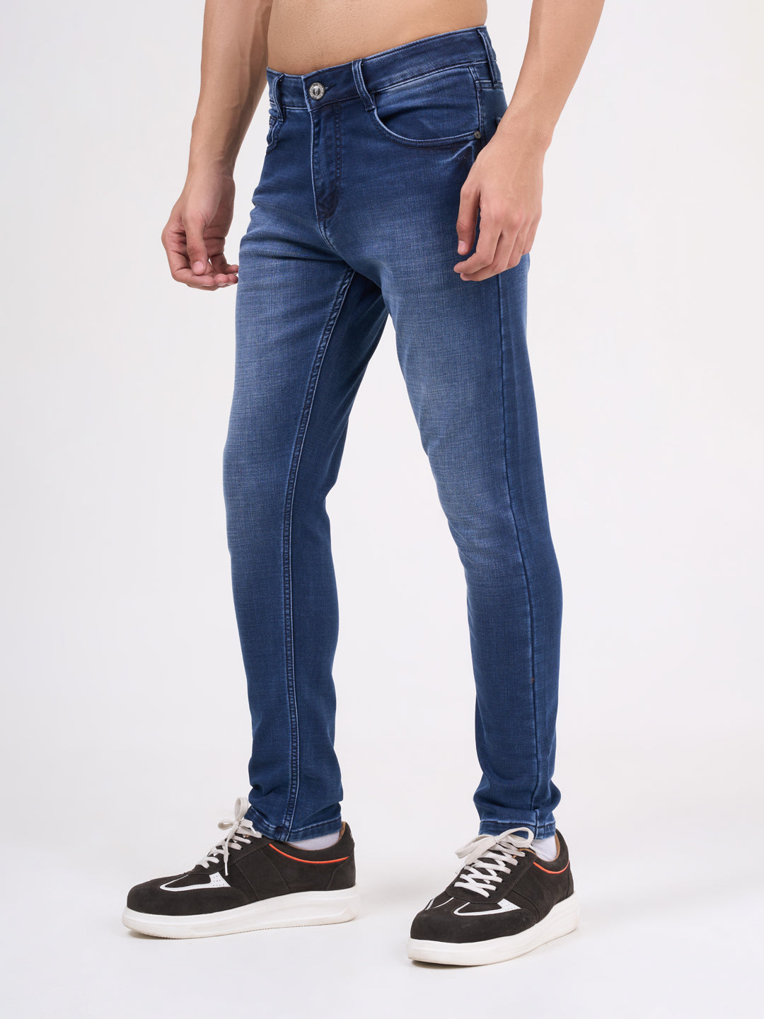 Men Blue Narrow Fit Denim