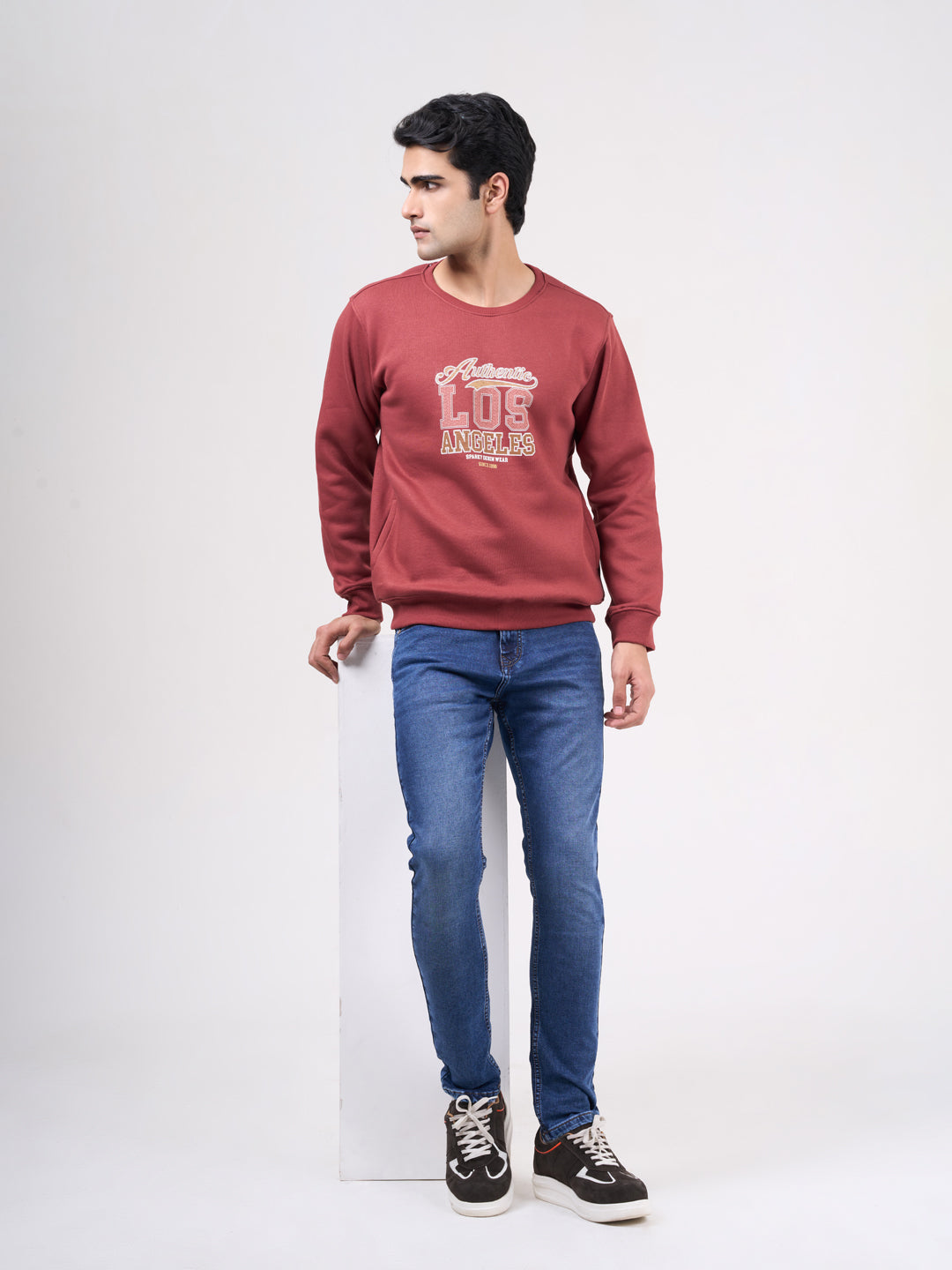 Men Dark Blue Narrow Fit Denim