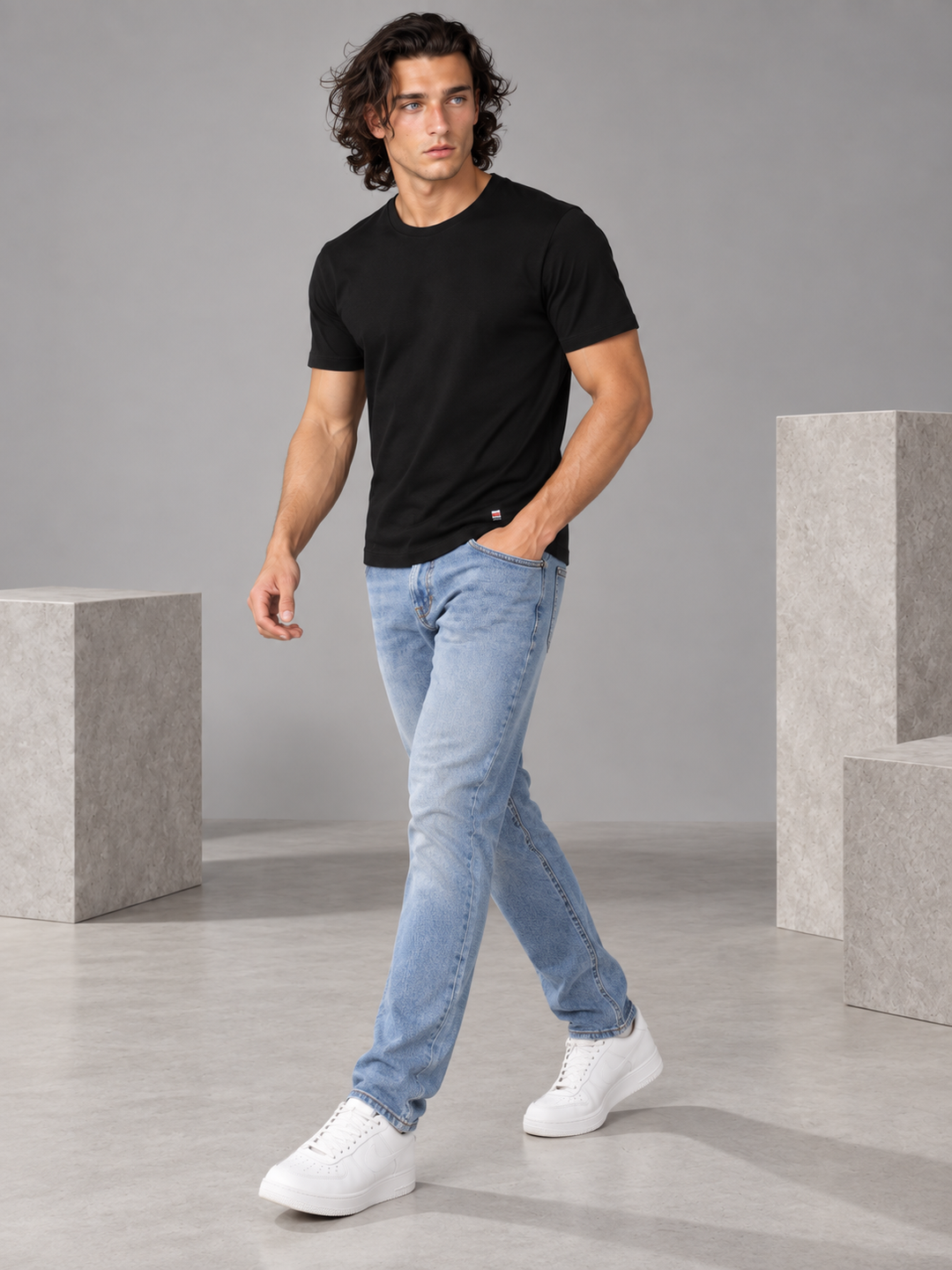 Men’s Premium Cotton Half Sleeve T-Shirt