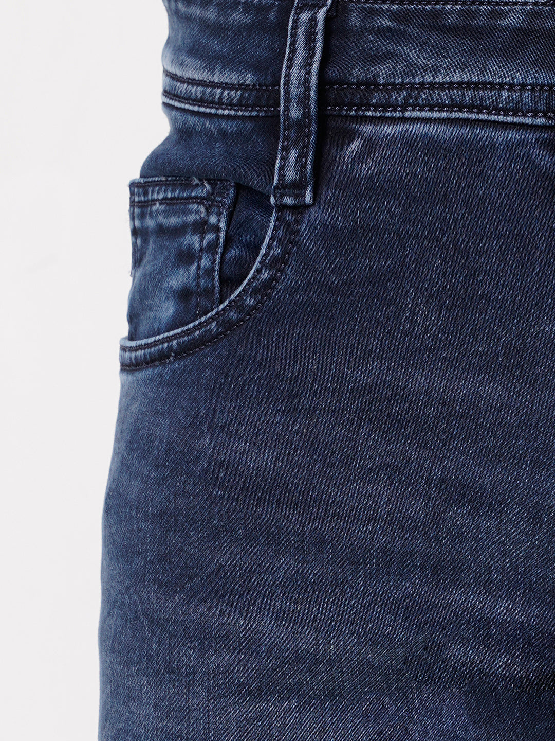 Men Mid Blue Straight Fit Denim