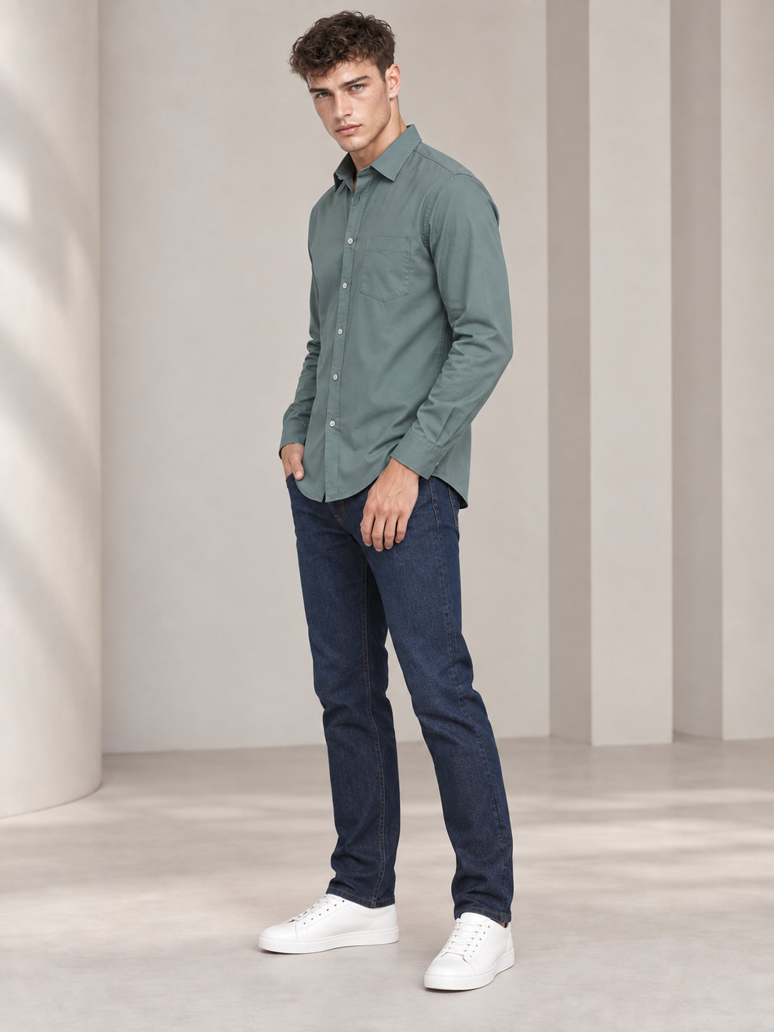 Men’s Premium Green Shirt