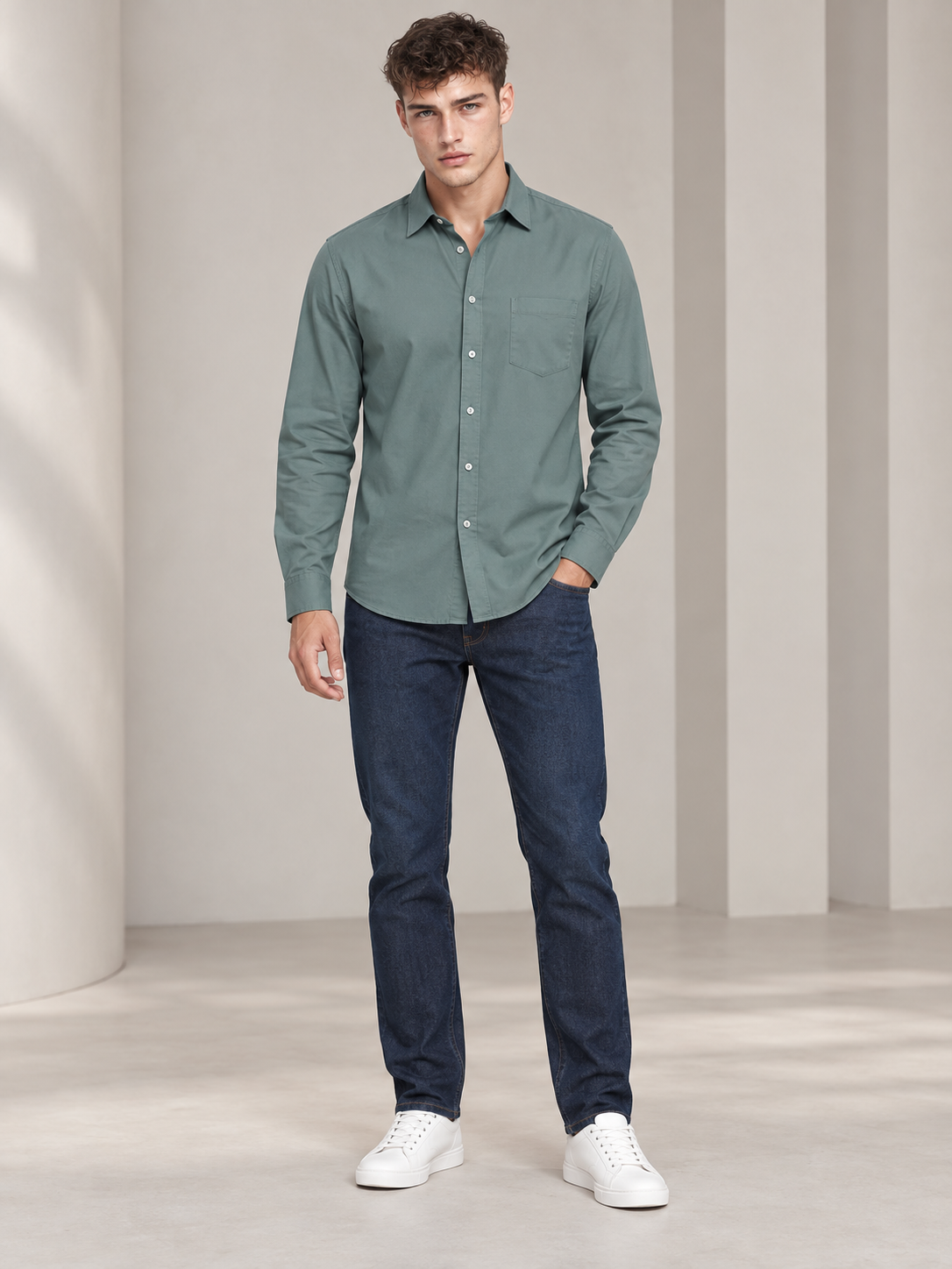 Men’s Premium Green Shirt