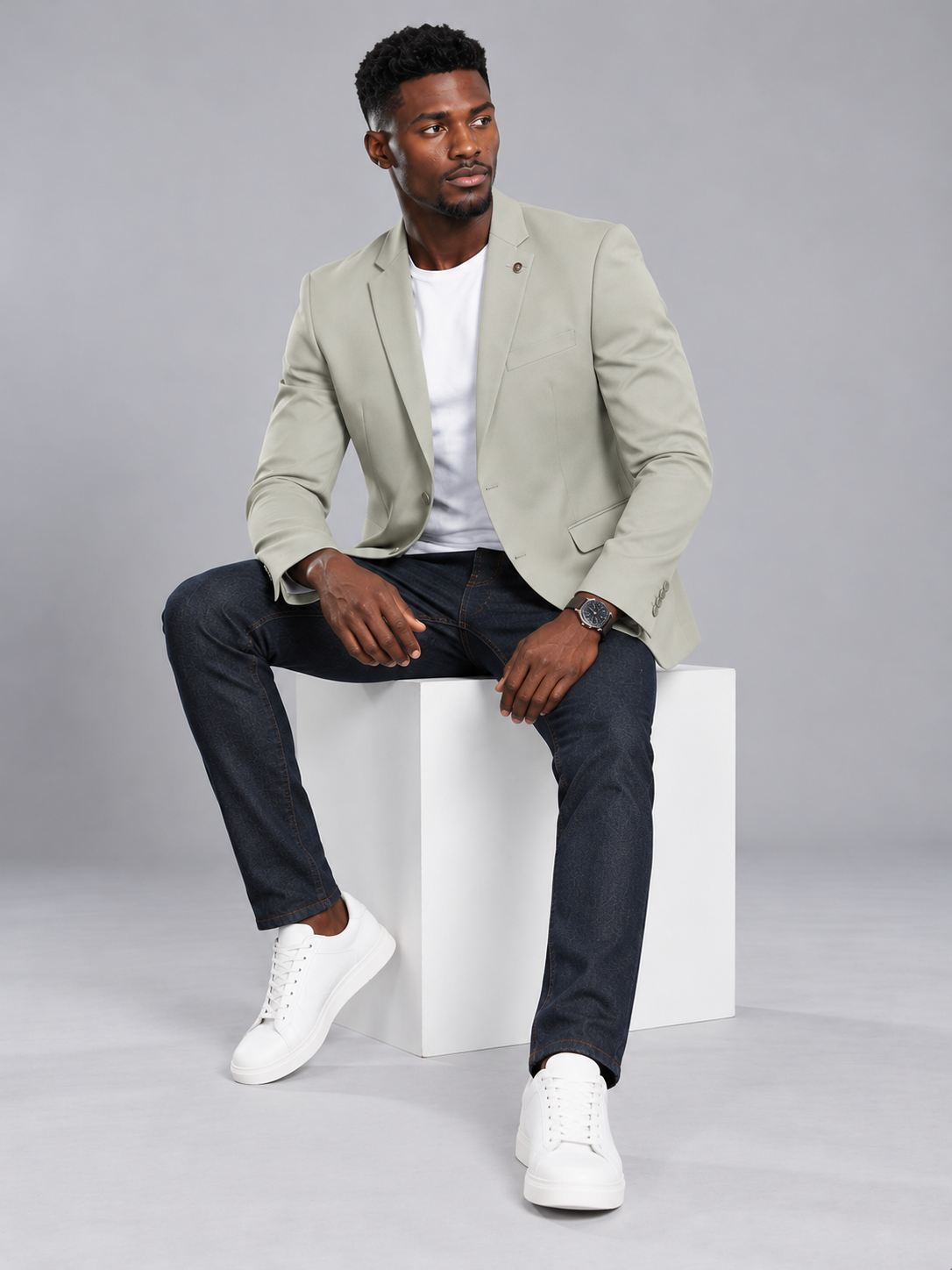 Men’s Premium Stylish Blazer Classic Single-Breasted Blazer