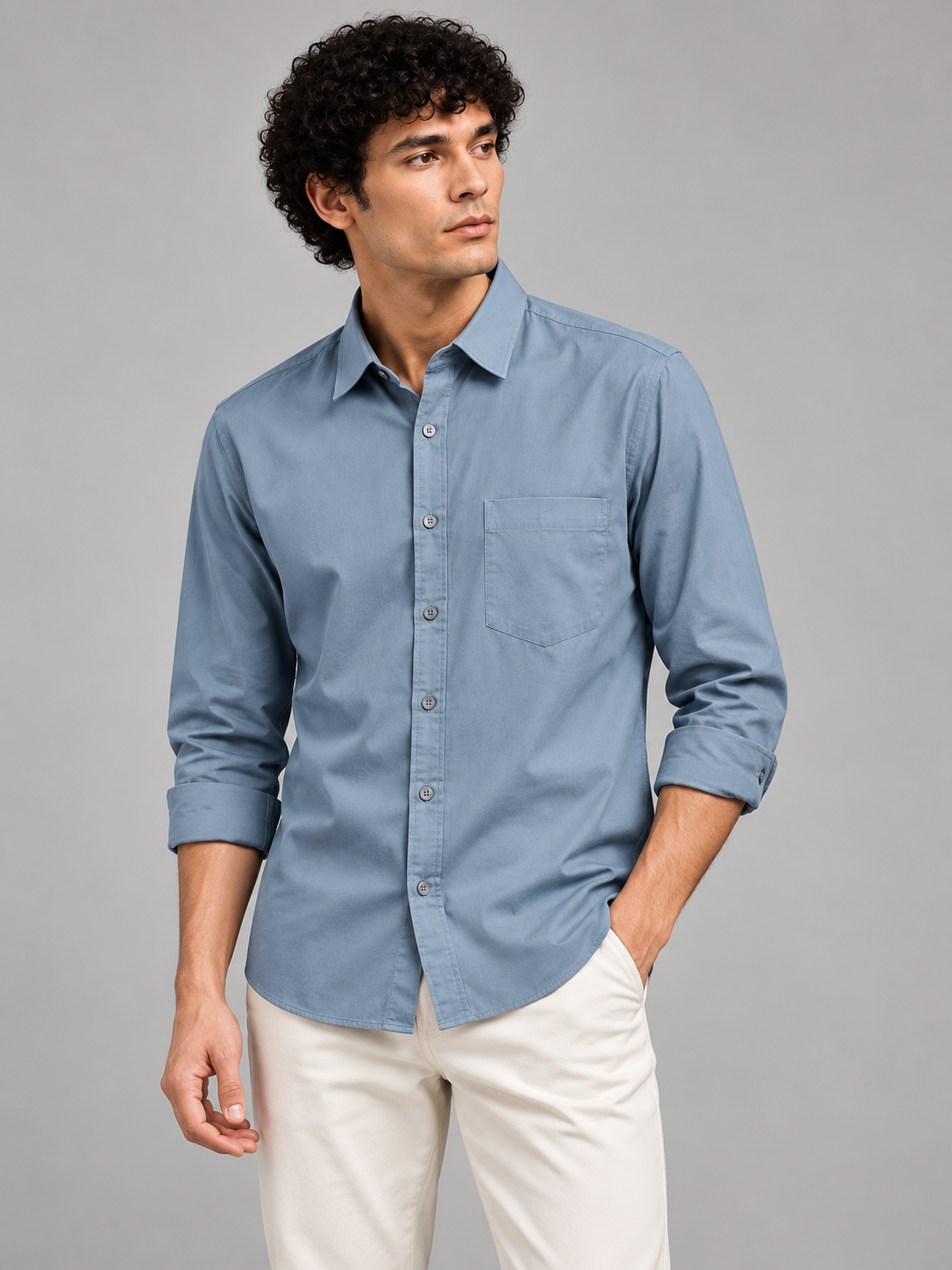Men’s Premium Plain Casual Shirt