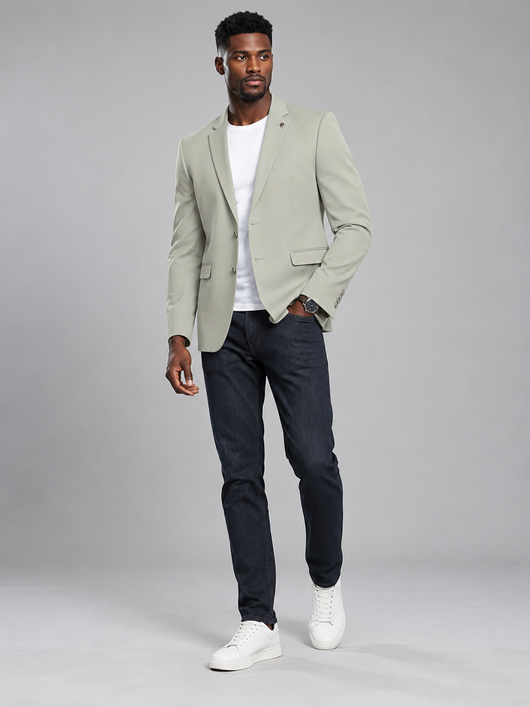 Men’s Premium Stylish Blazer Classic Single-Breasted Blazer