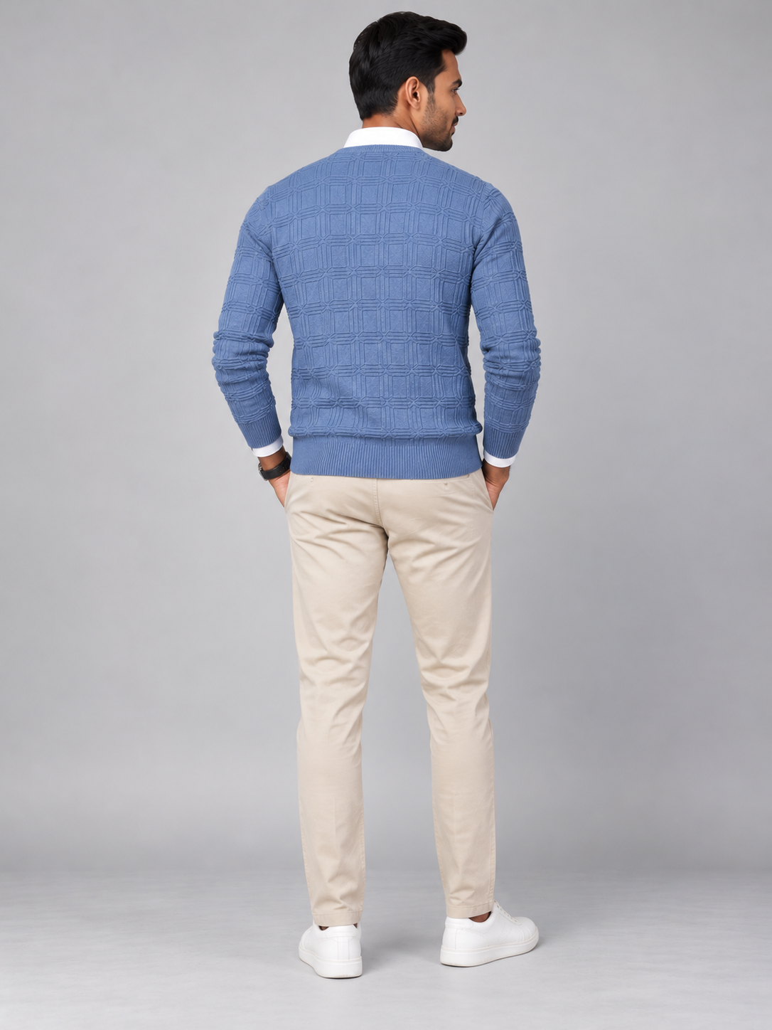 Men's Premium Full Sleeve V-Neck Sweater