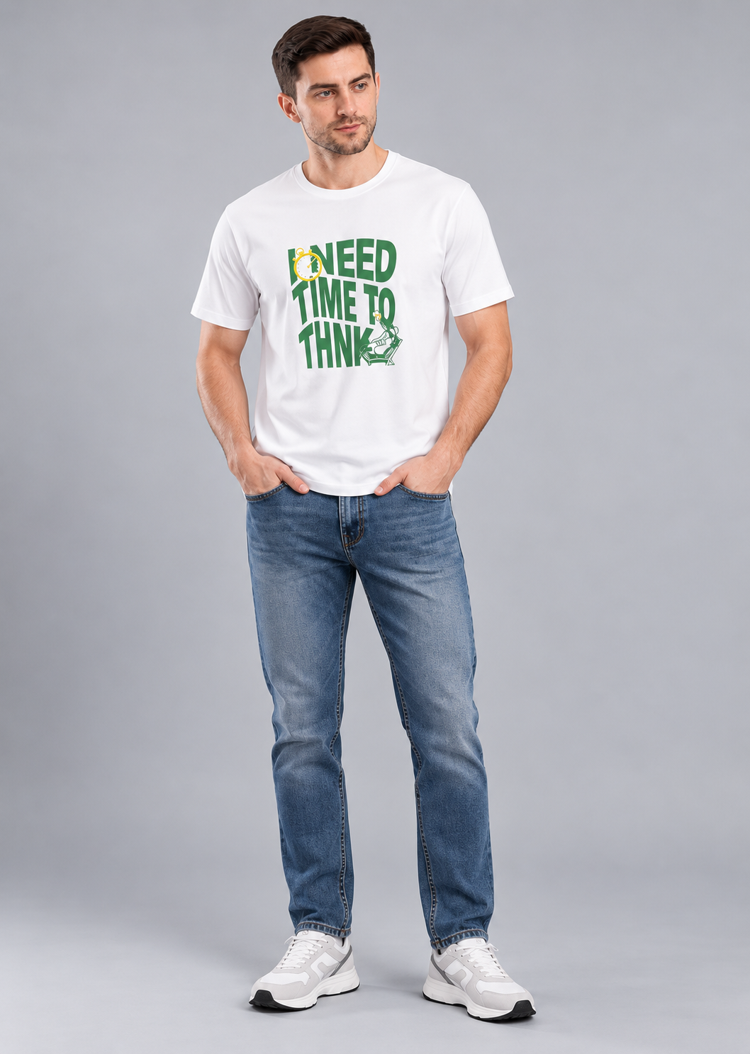 Men’s Premium Cotton Blend Half Sleeve T-Shirt