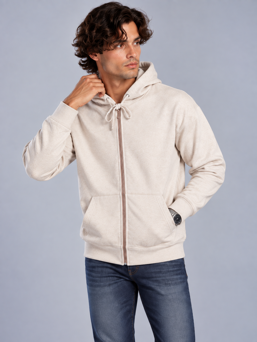 Men’s Premium Full-Zip Hooded Sweatshirt