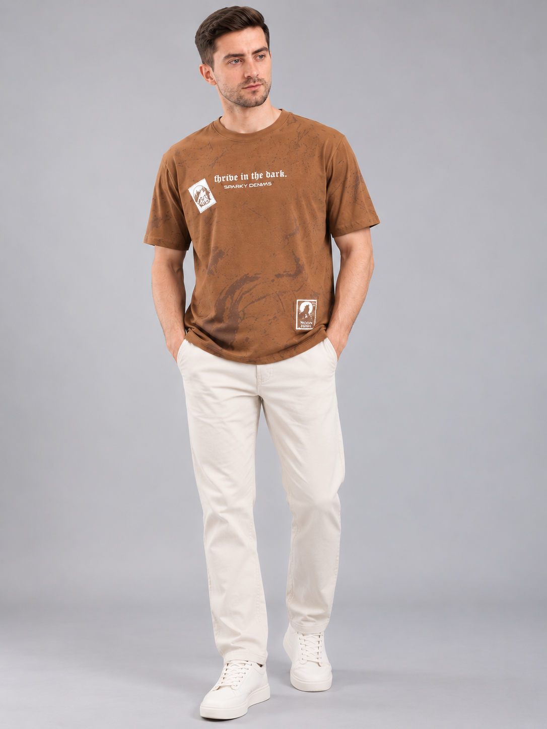 Men’s Premium Cotton Blend Half Sleeve T-Shirt