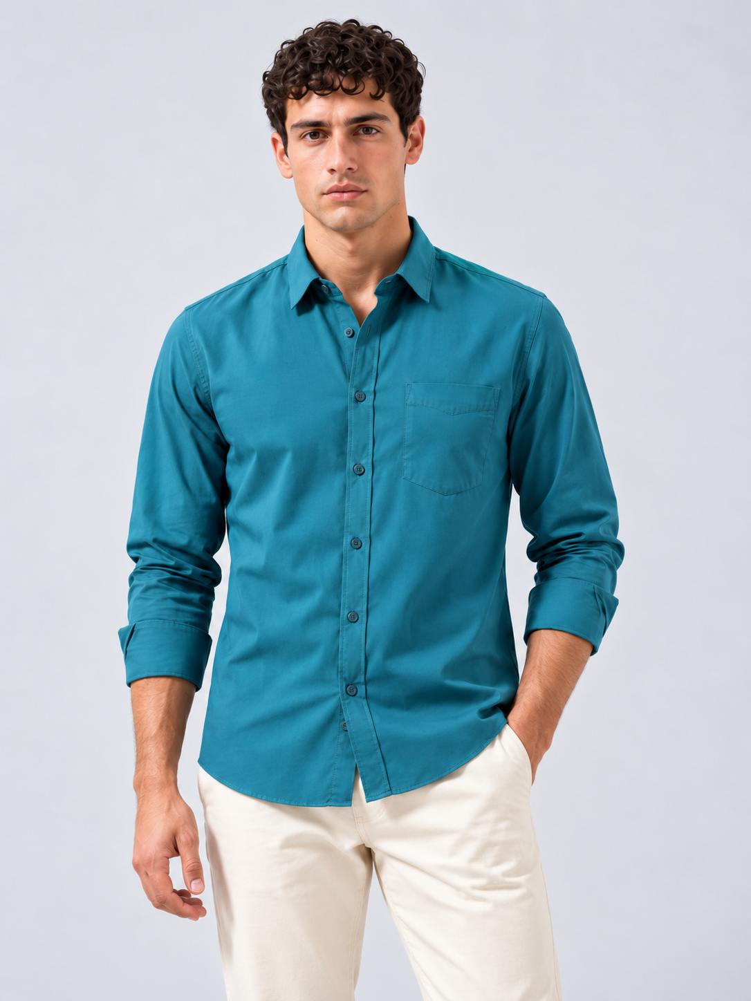 Men’s Premium Plain Casual Shirt