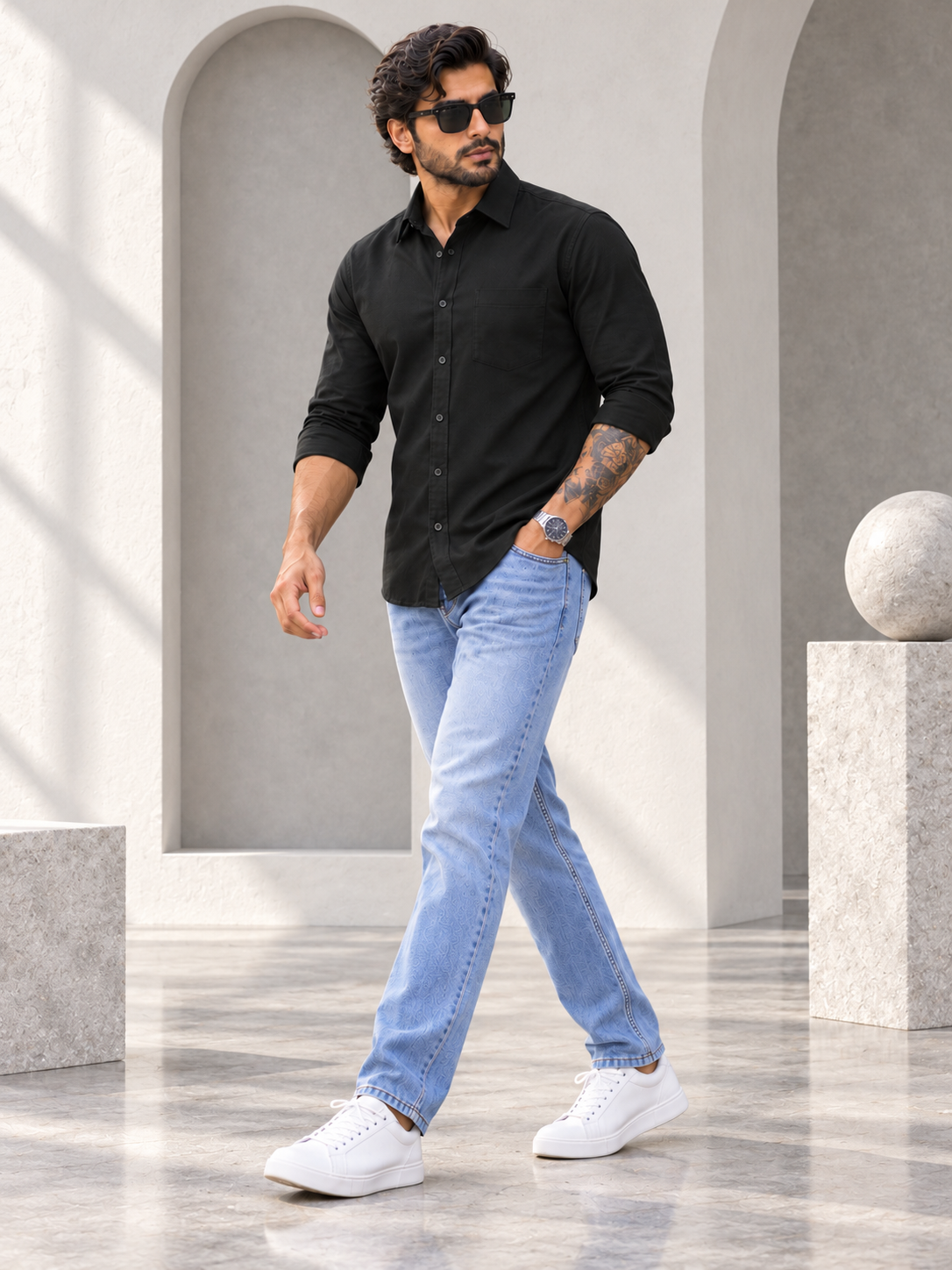 Men’s Premium Full Sleeve Plain Casual Shirt