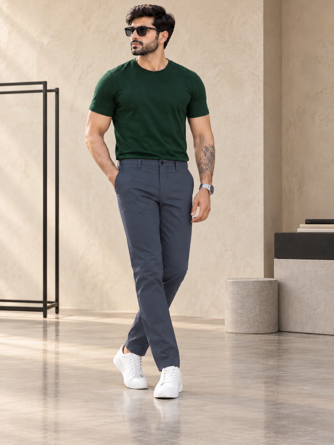 Men’s Premium Slim Fit Casual Trousers