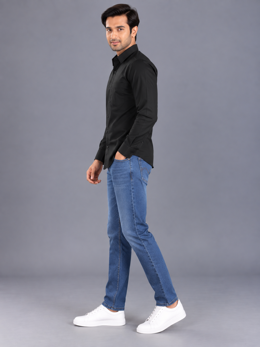 Men's Primium Black Shirt