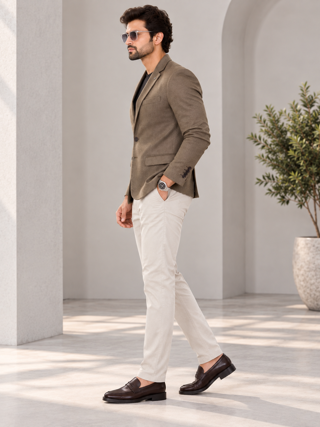 Men’s Premium Stylish Blazer Classic Single-Breasted Blazer