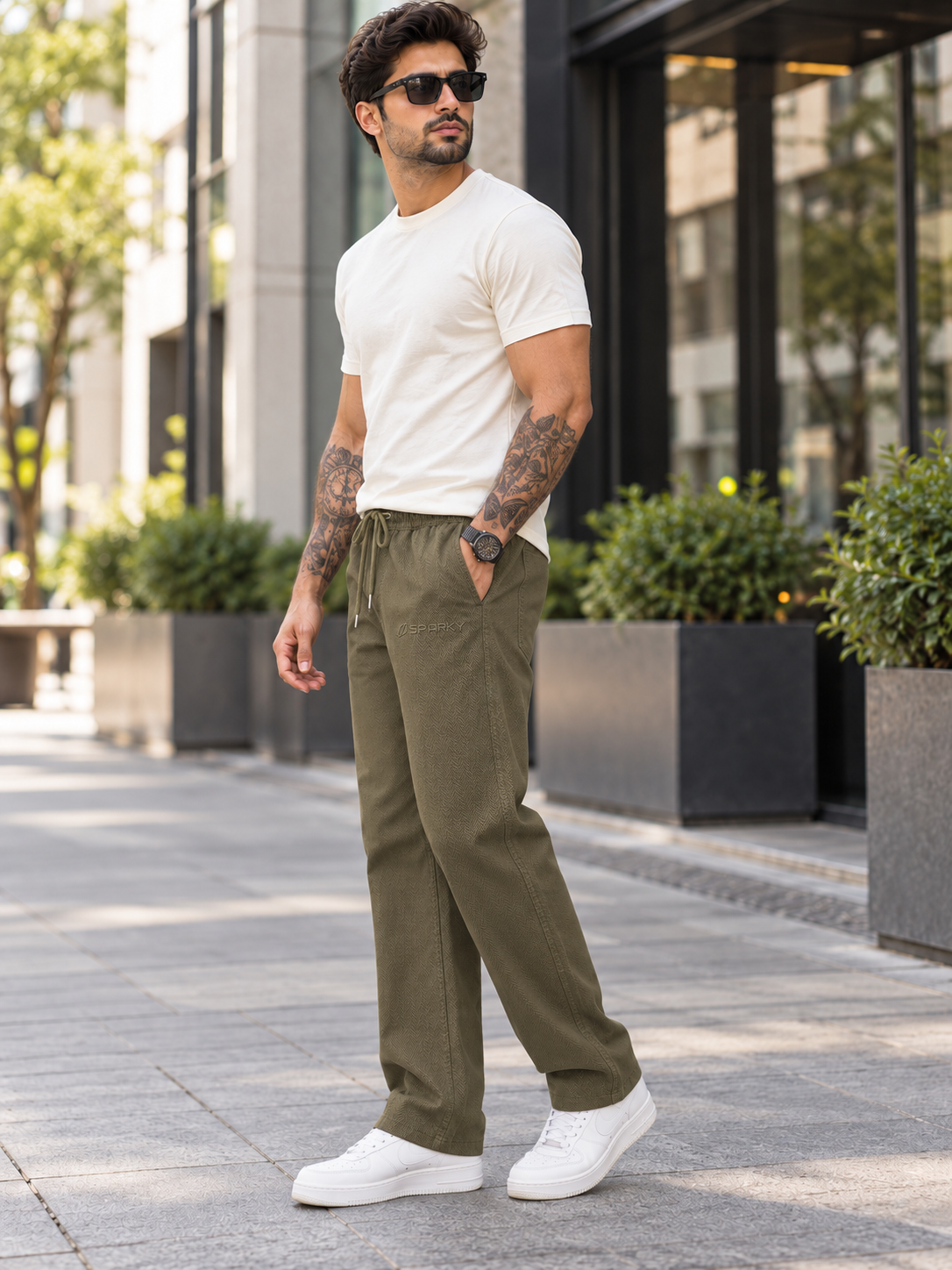 Men’s Premium Solid Casual Lower